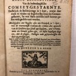 Lees meer over het artikel Comeet Gestarnte – 1665 INGEZIEN