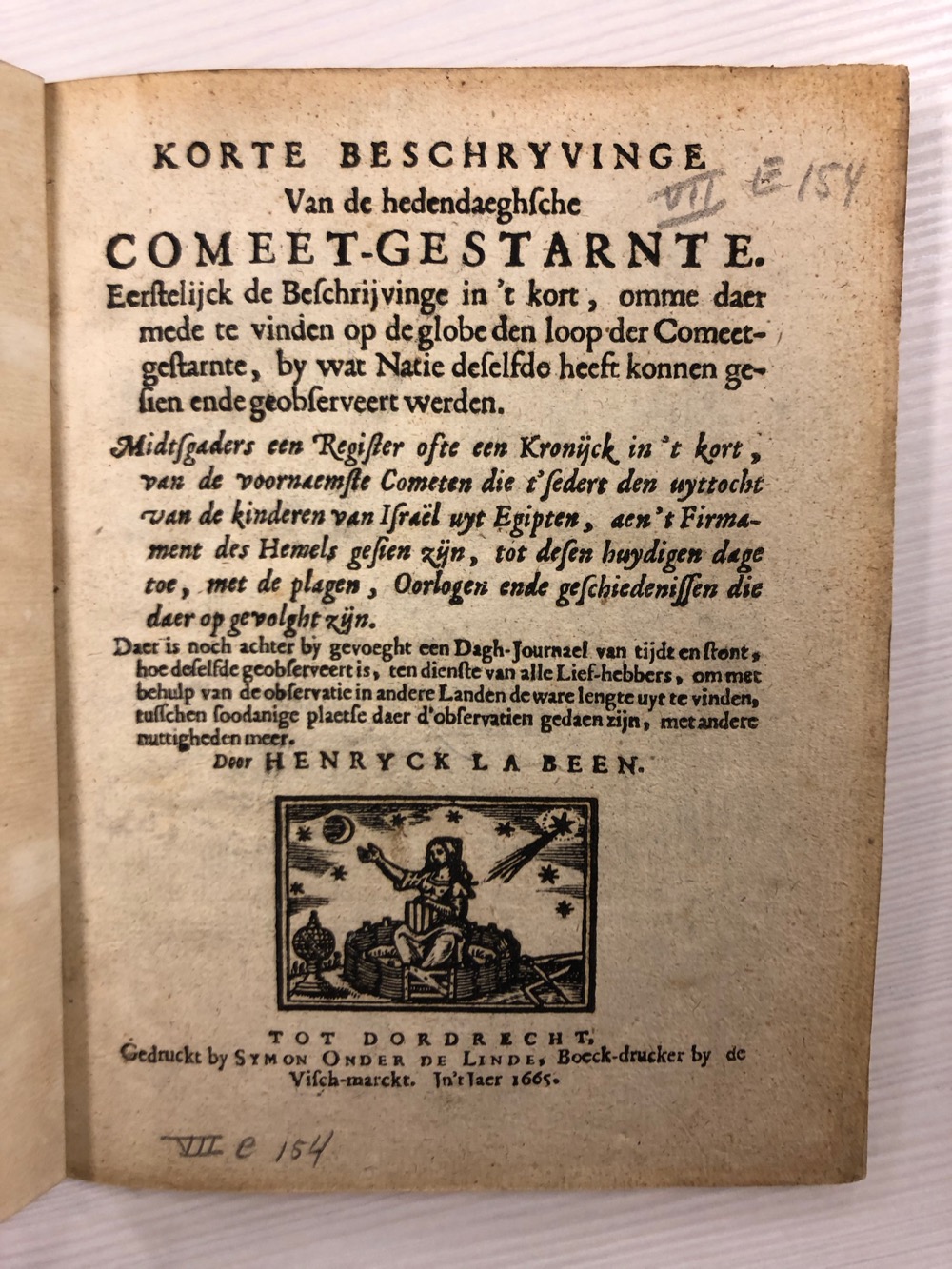 Je bekijkt nu Comeet Gestarnte – 1665 INGEZIEN