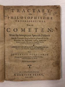 Lees meer over het artikel Ondersoeckinge van de Cometen – 1665 INGEZIEN