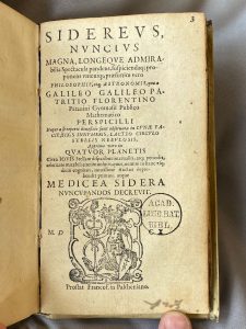 Lees meer over het artikel Sidereus Nuncius 1610/1653 – INGEZIEN