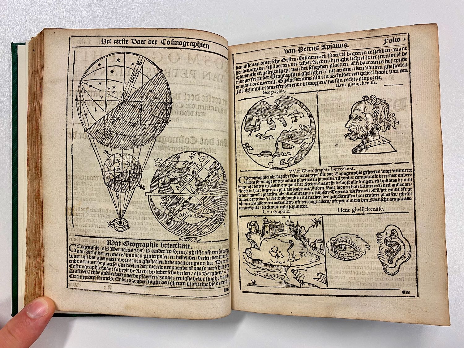 Je bekijkt nu Cosmographica van Apianus – 1598 NL-versie INGEZIEN